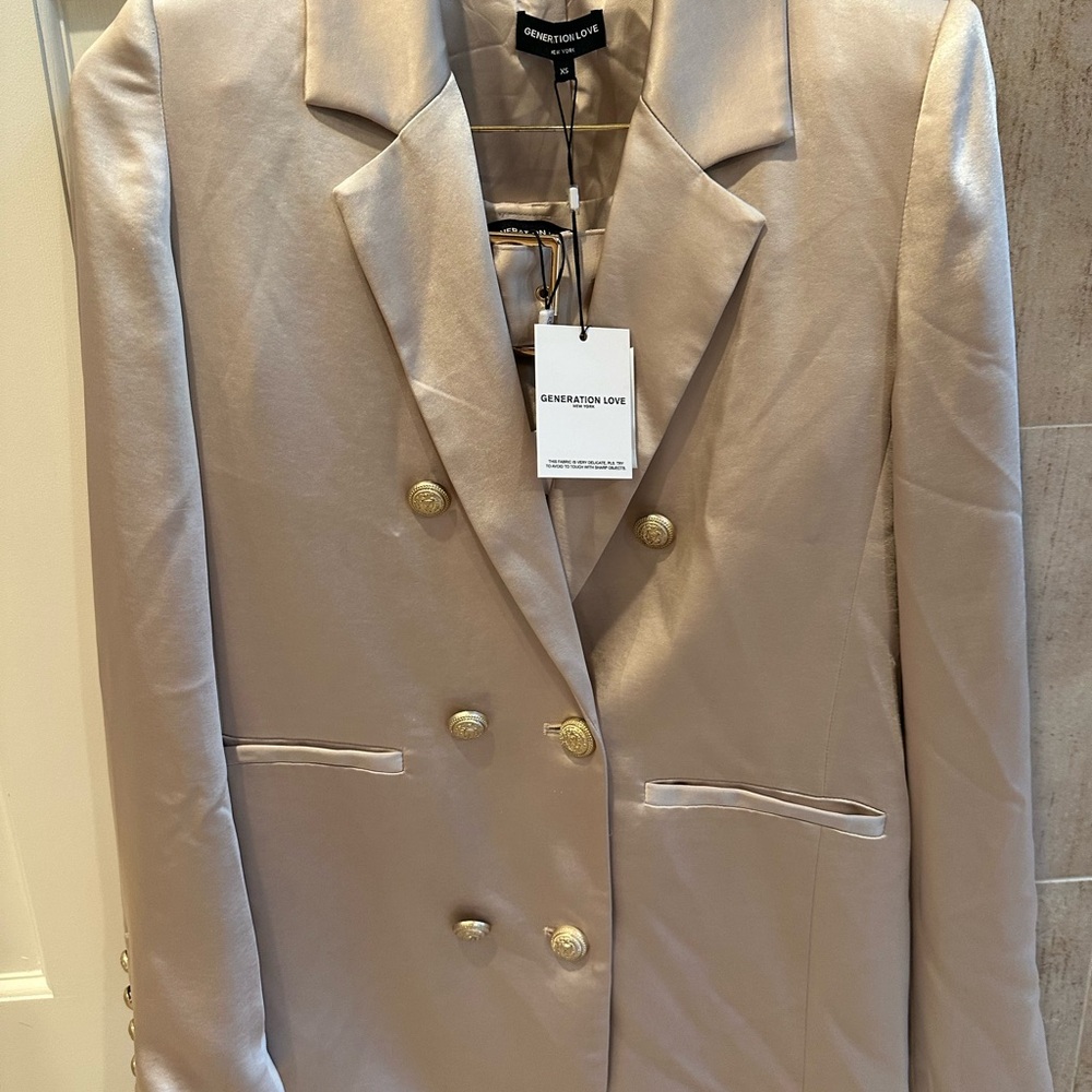 Generation Love Women's Tan Blazer